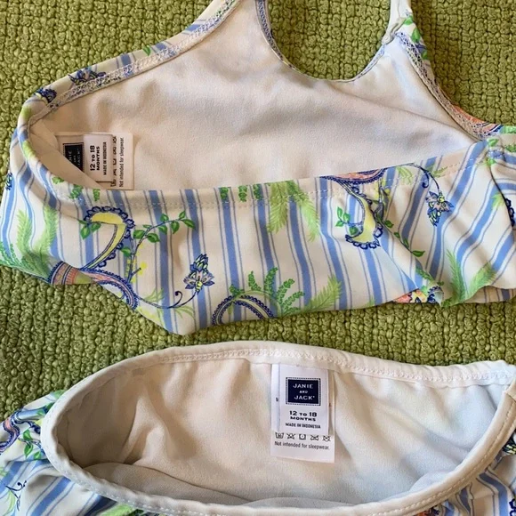 Janie & Jack 12-18M Girls Swimsuit - Picture 3 of 5